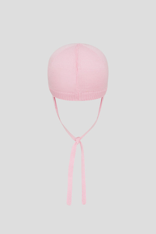 Rhinestone Knitted Hat, pink