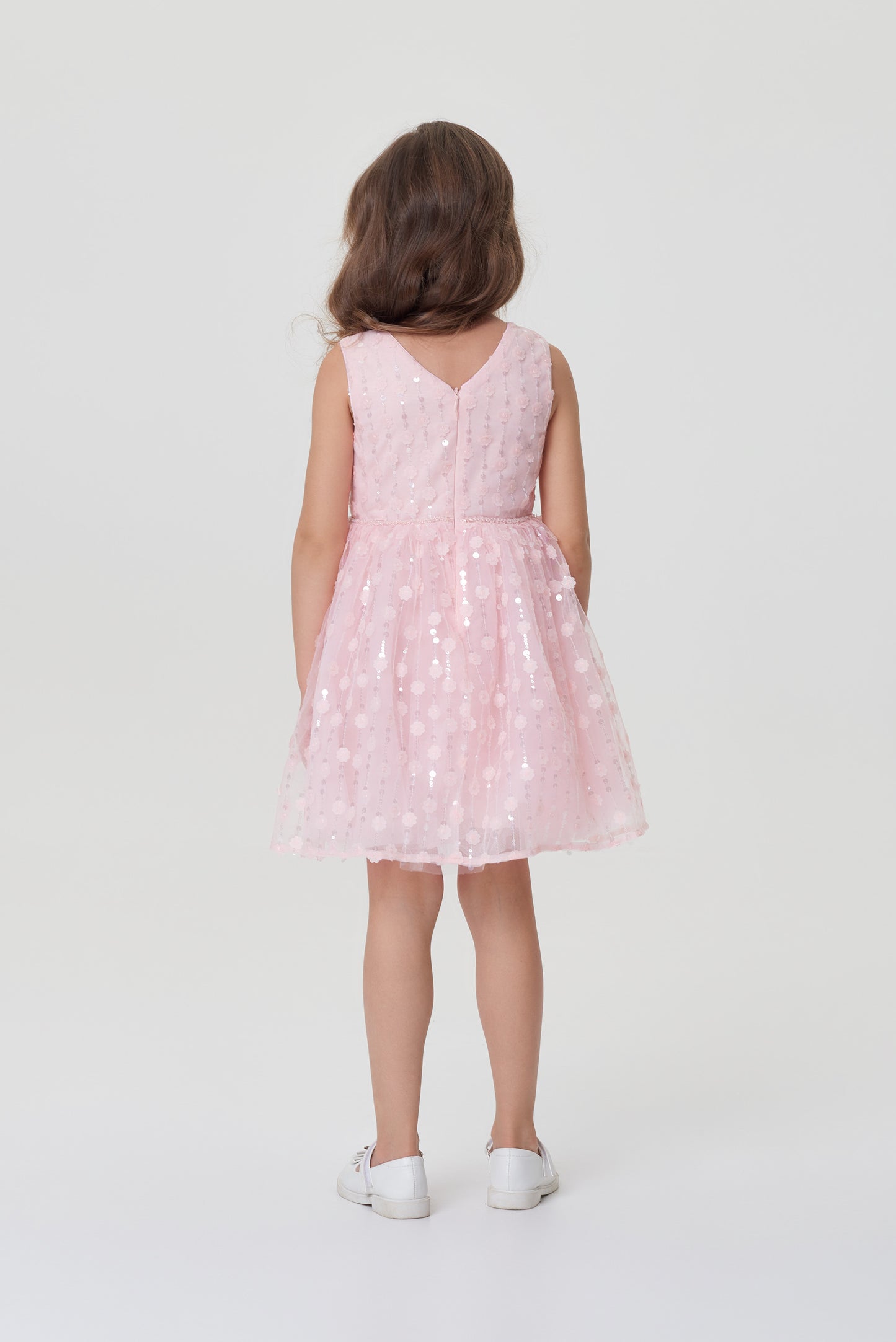 Flowers and Sequins Dress