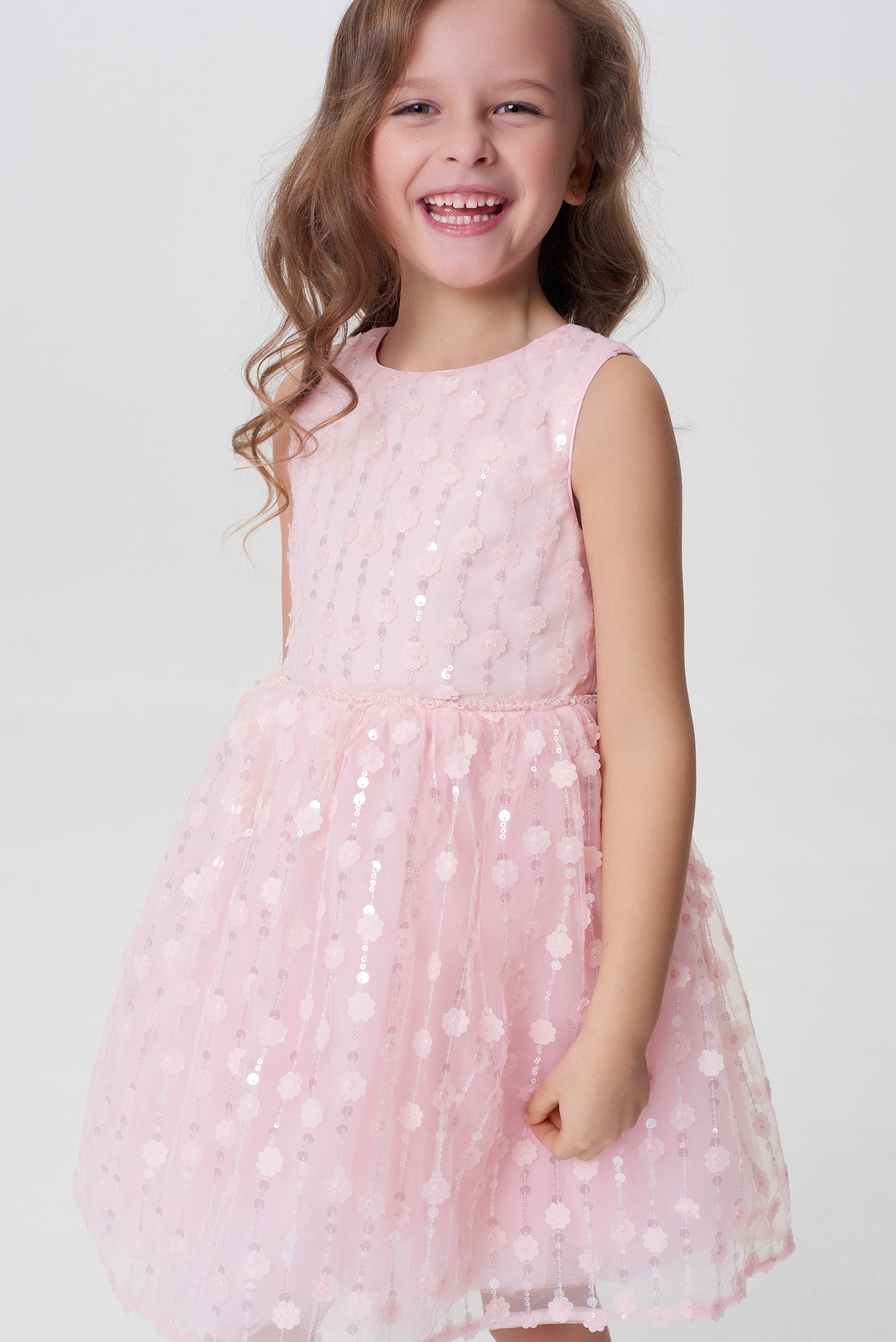Flowers and Sequins Dress