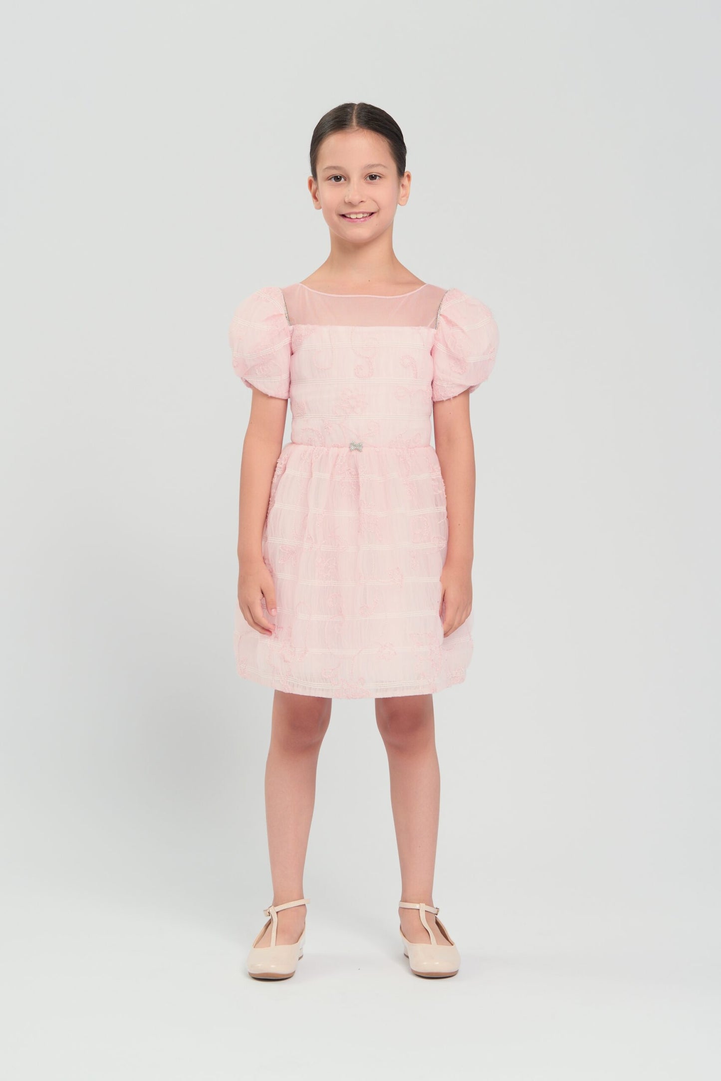 Smart Pink Lace Dress