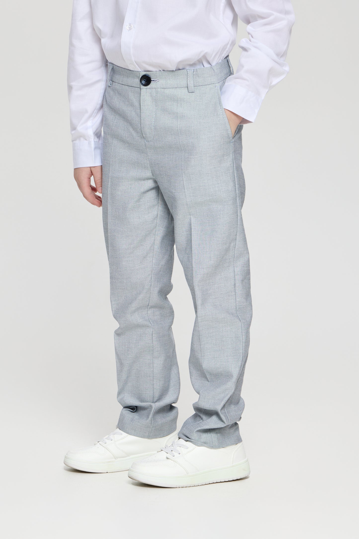 Smart Trousers, grey melange
