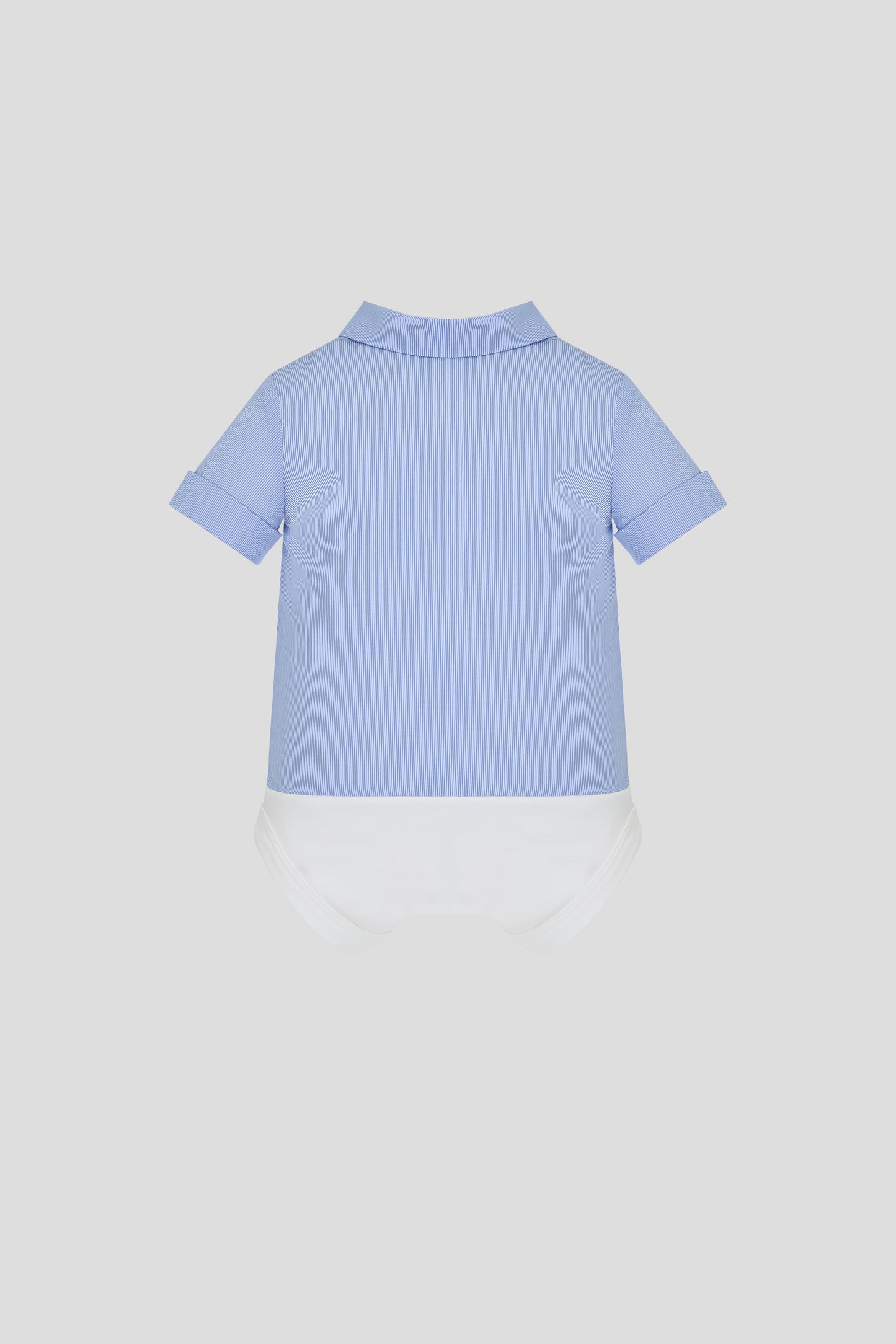 Elegant Bodysuit, striped blue