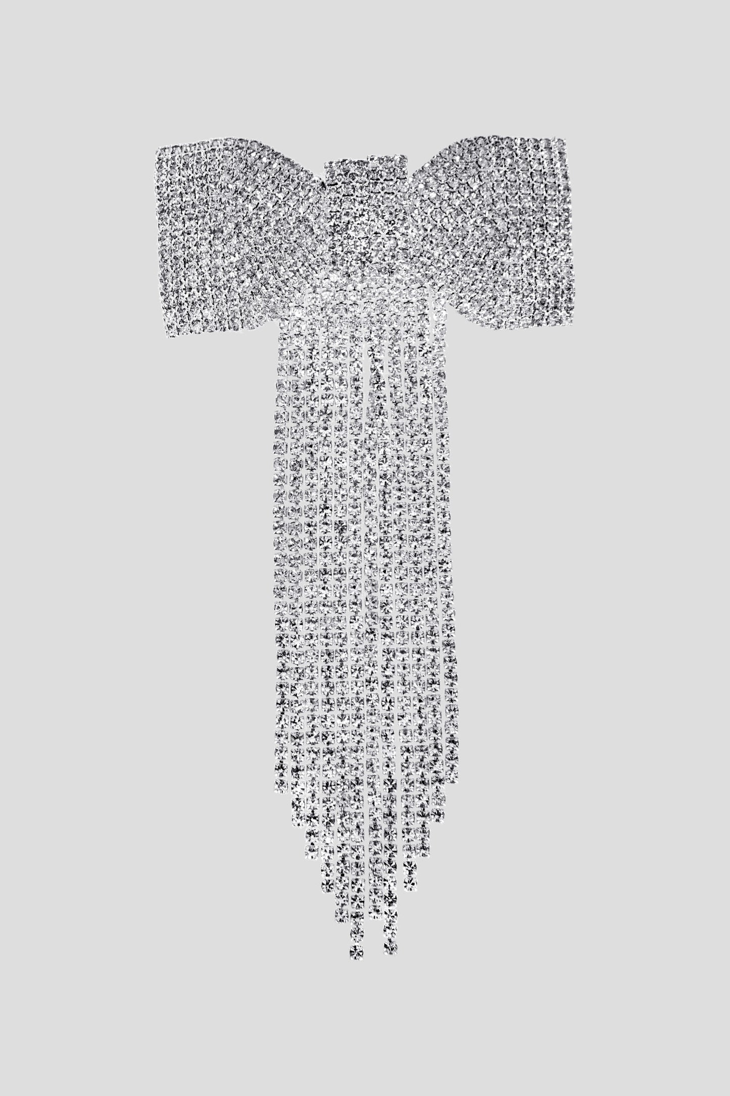 Silver Crystal Bow
