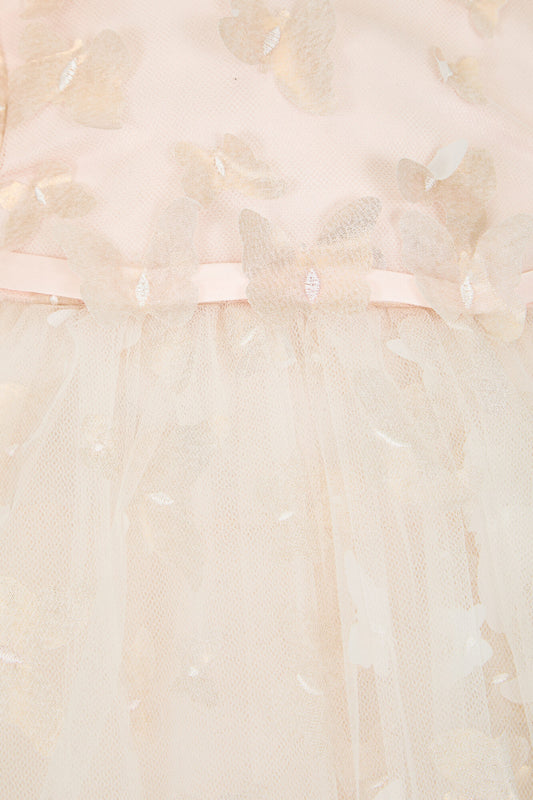 Elegant 3D Butterflies Dress