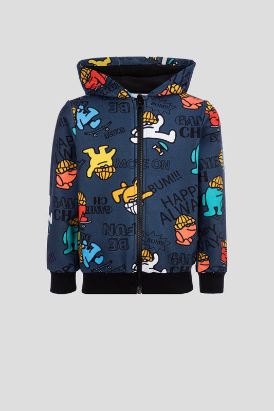 Printed Blue Tracksuit