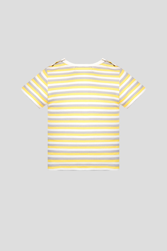 Striped Printed T-Shirt