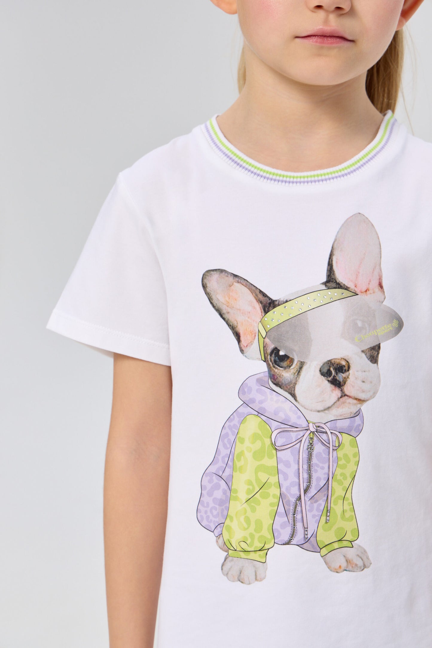 Doggy T-shirt with crystals