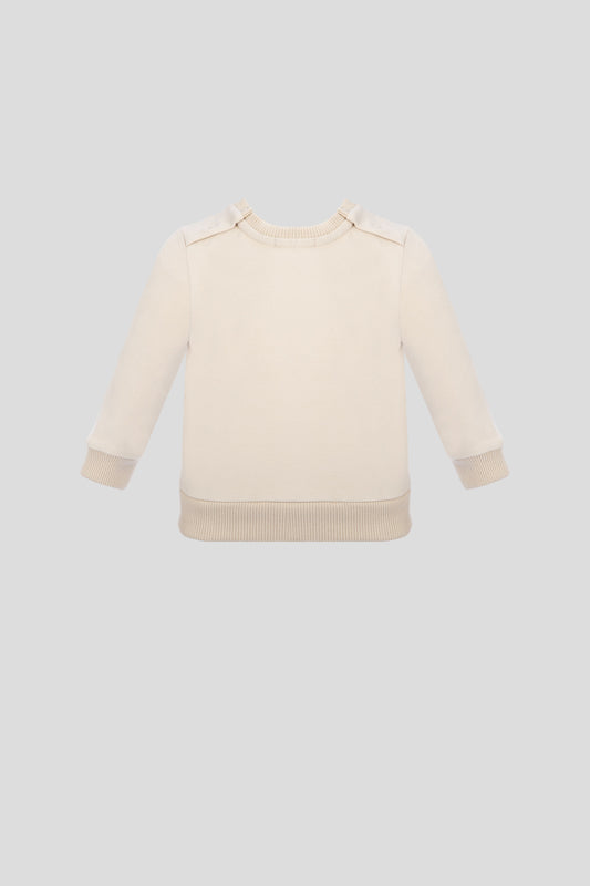 Decorated Knitted Sweatshirt