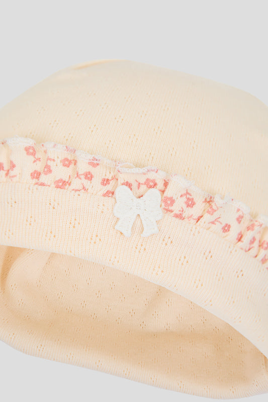 Set 3 pieces (Bodysuit, footed pants ,hat)