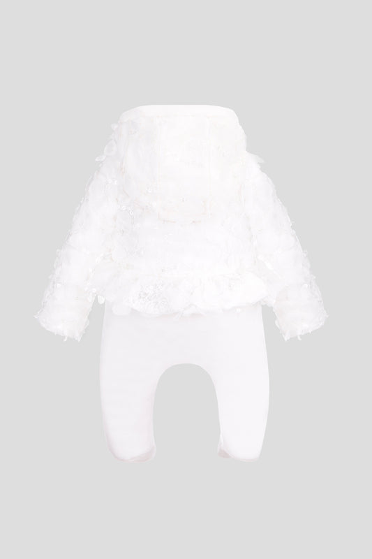 Warmed Lace Velour Overall