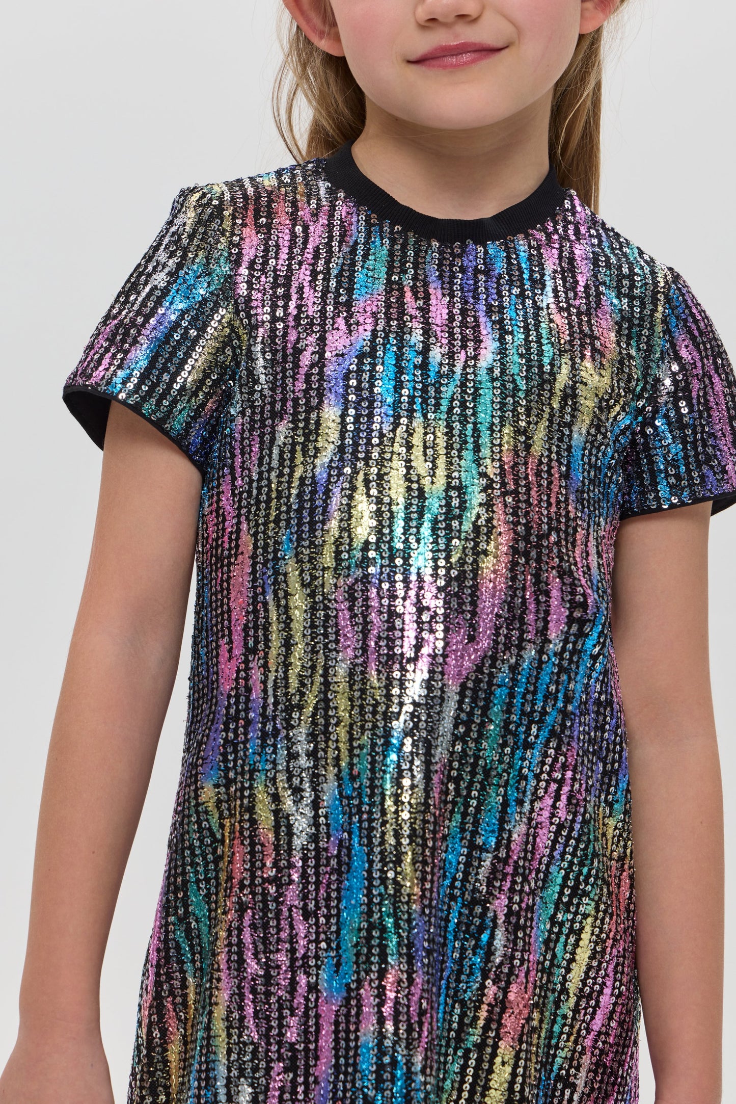 Sequins Cocktail Dress, multicolour