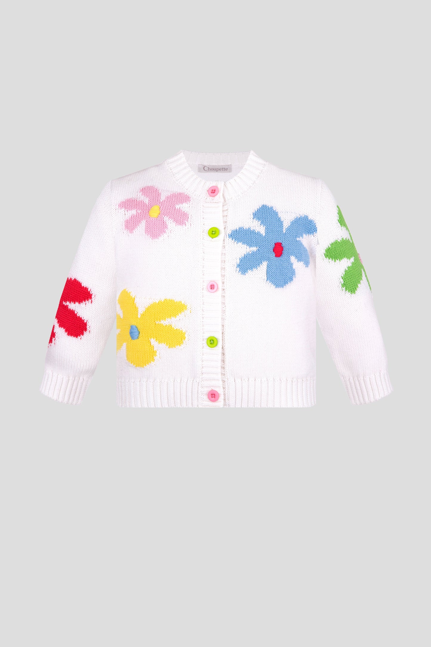 Decorated Knitted Sweatshirt