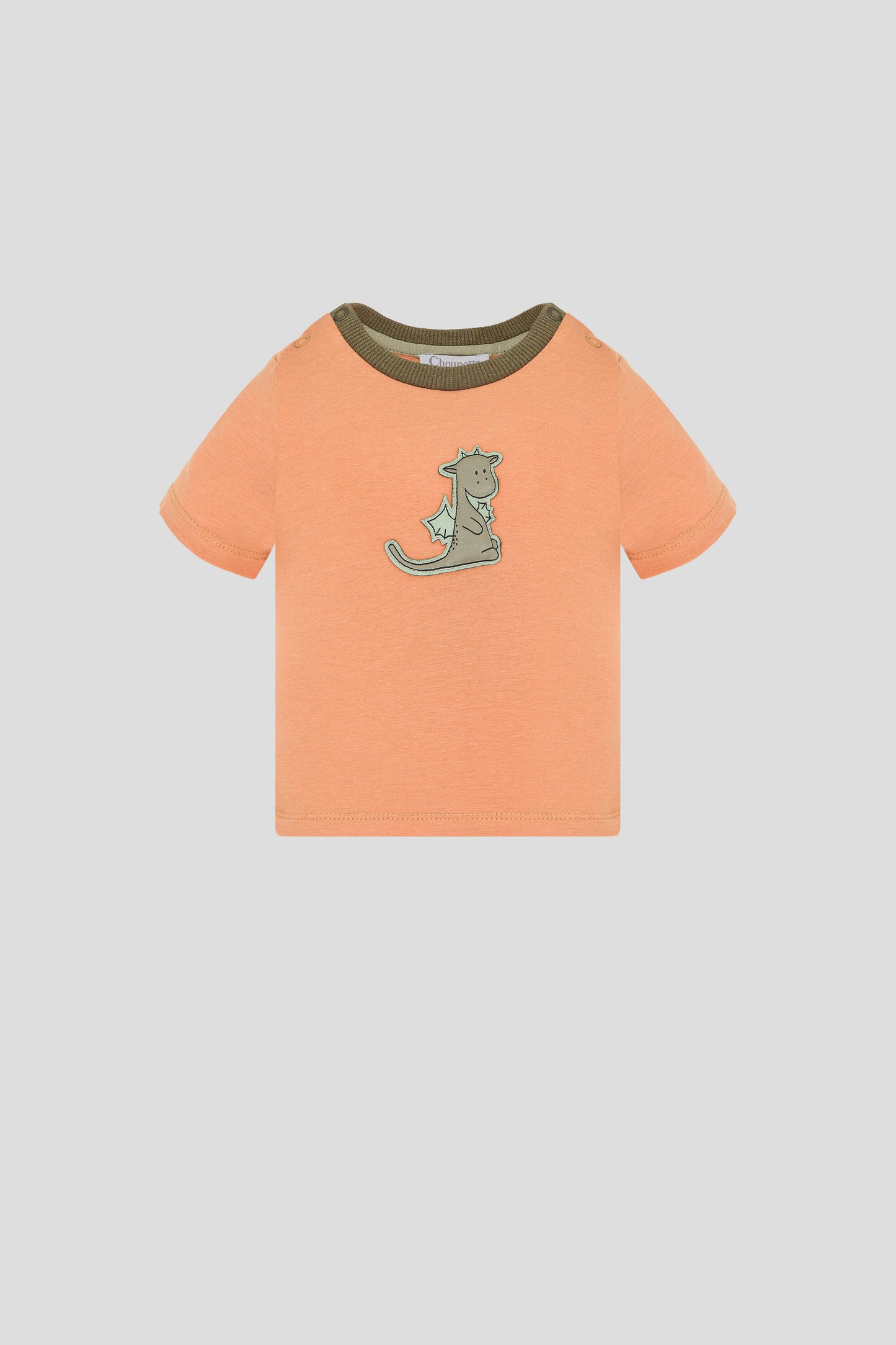 Dino Bodysuit, apricot