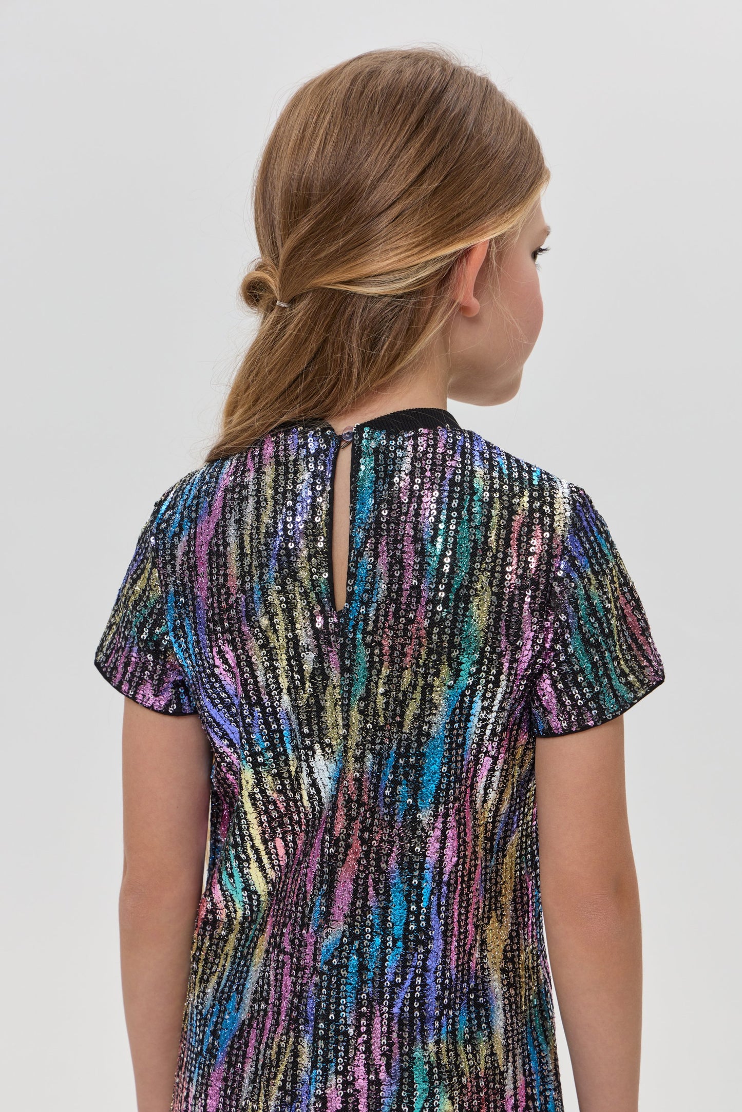 Sequins Cocktail Dress, multicolour