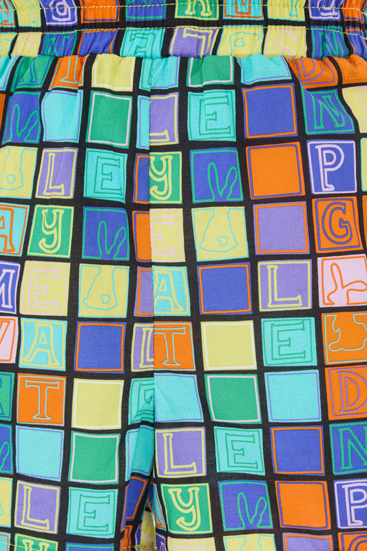 Shorts, branded print