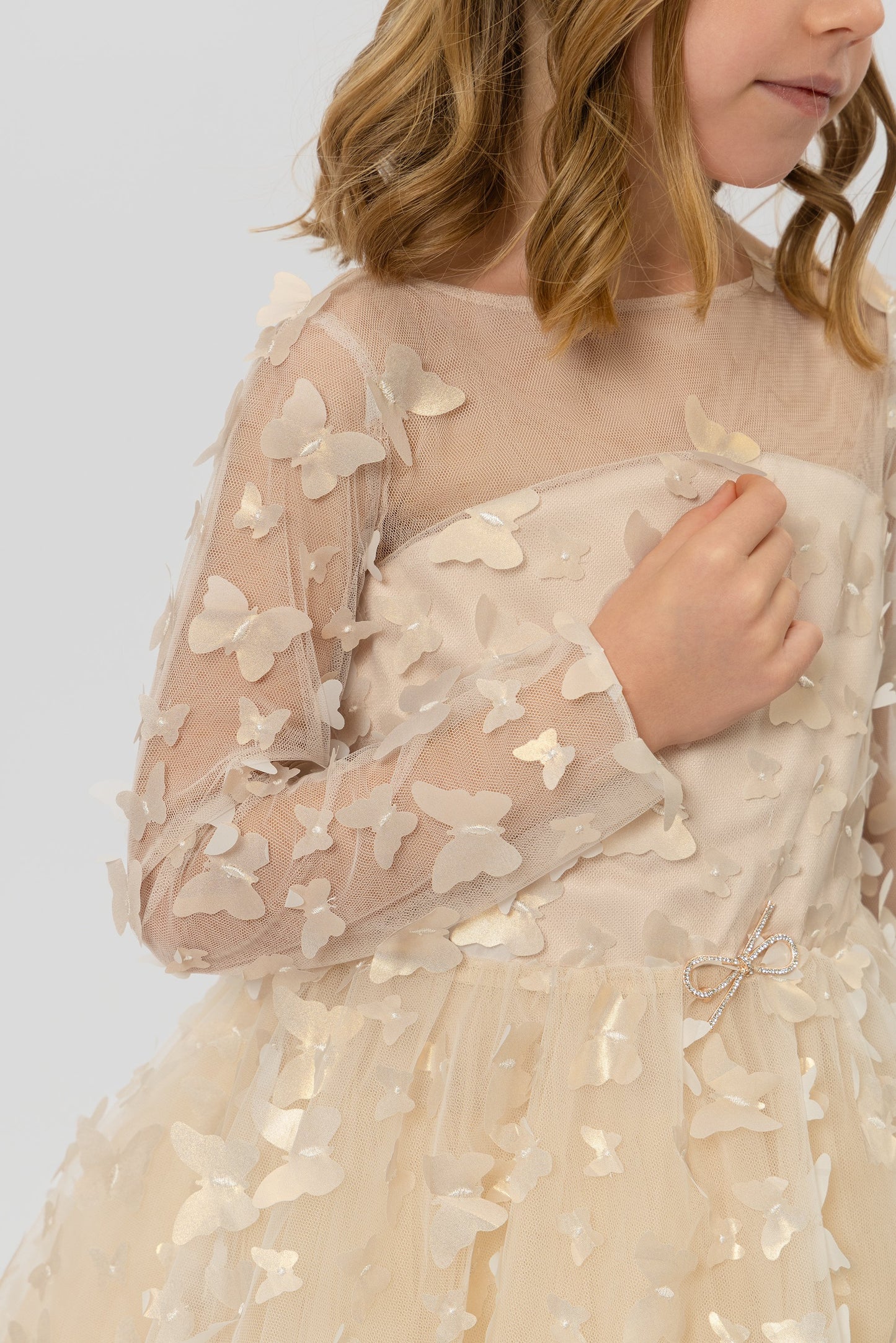 3D Butterflies Elegant Dress