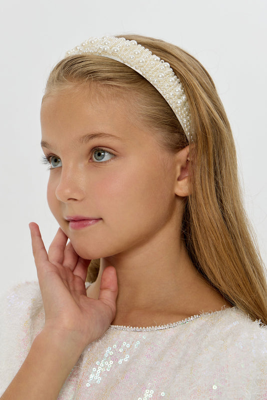 Pearls Decorated Headband