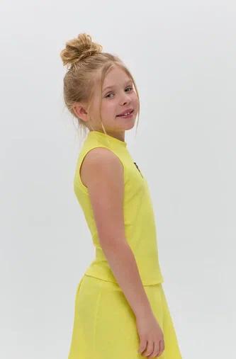 Summer top and shorts set, yellow