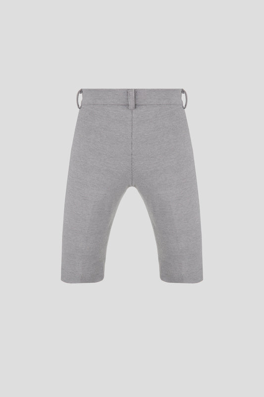Trousers, grey melange