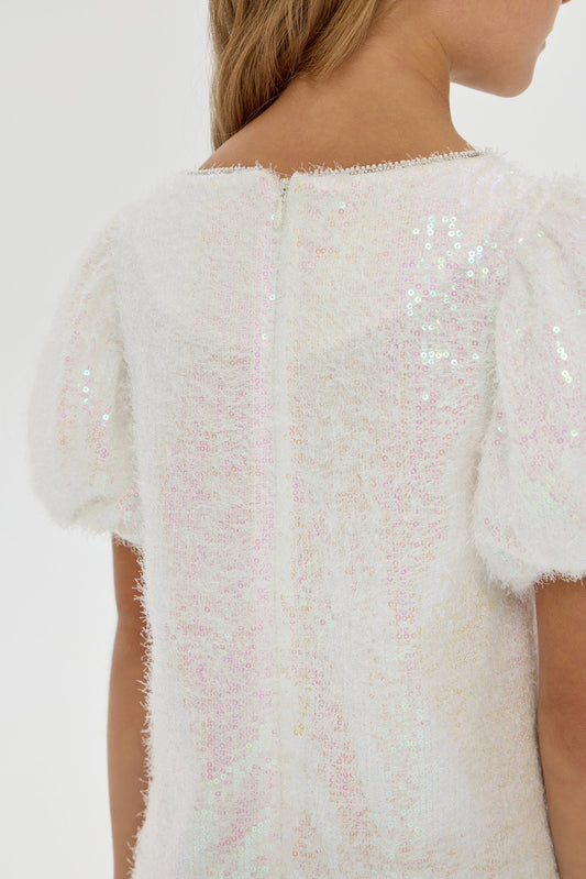 Elegant Sequins Decorated Dress