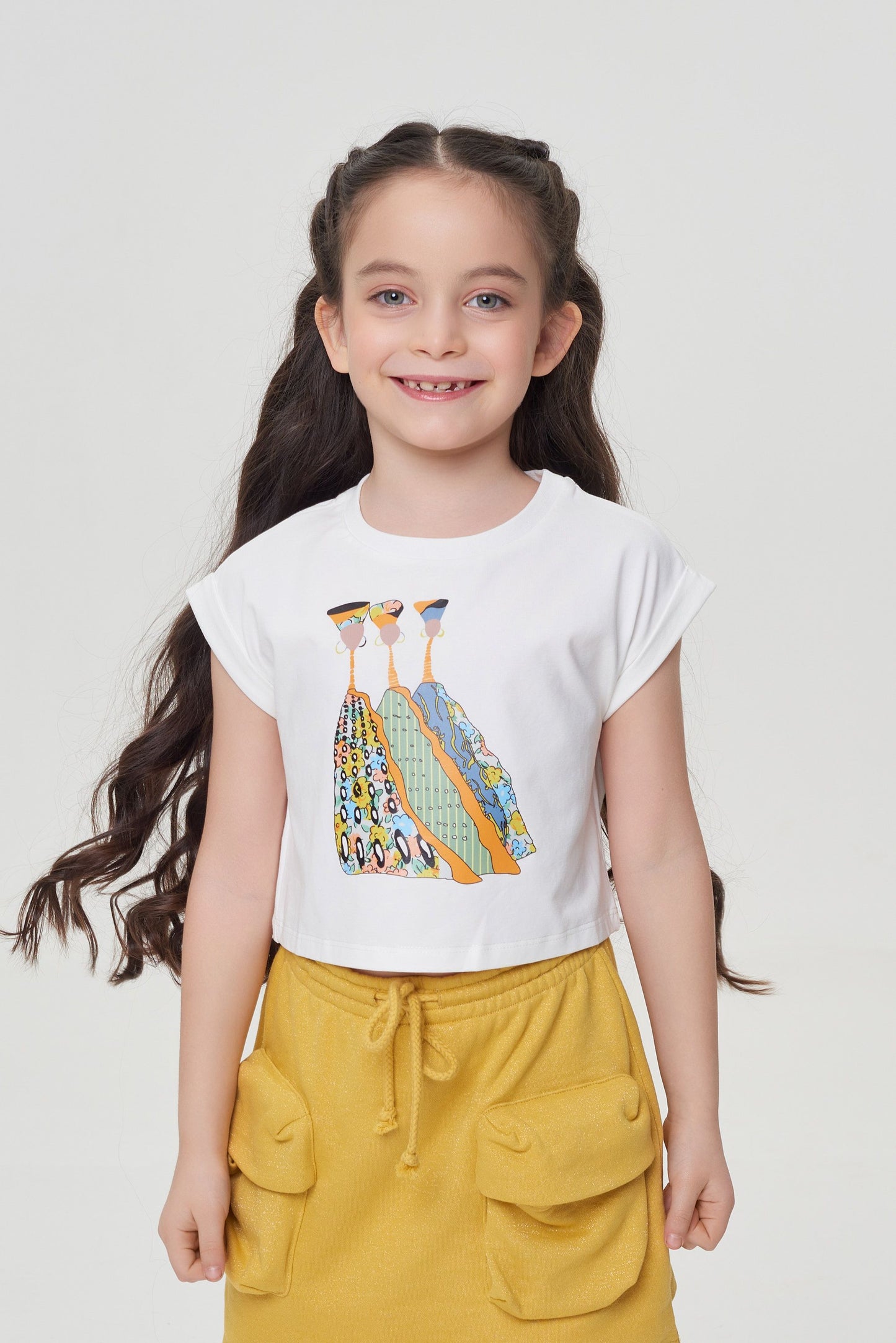 Printed Crop Top