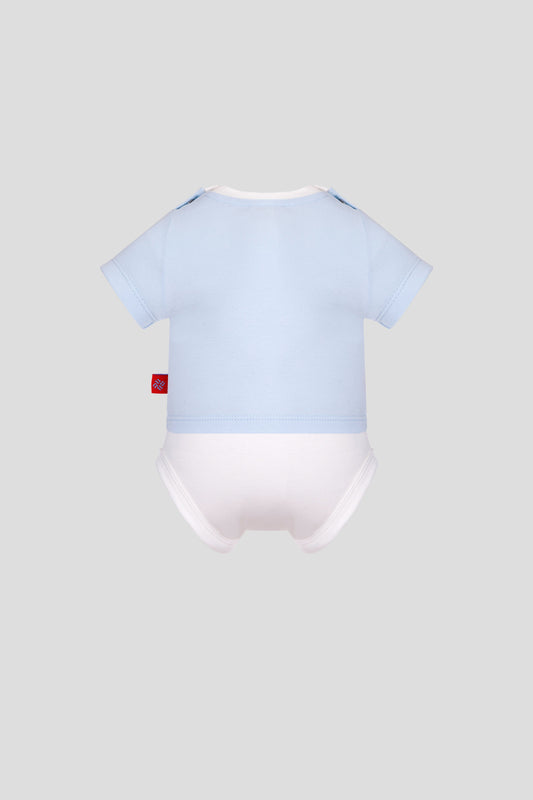 Printed Bodysuit, blue