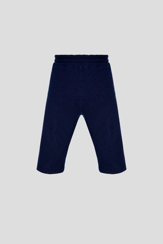 Elastic Band Denim Pants