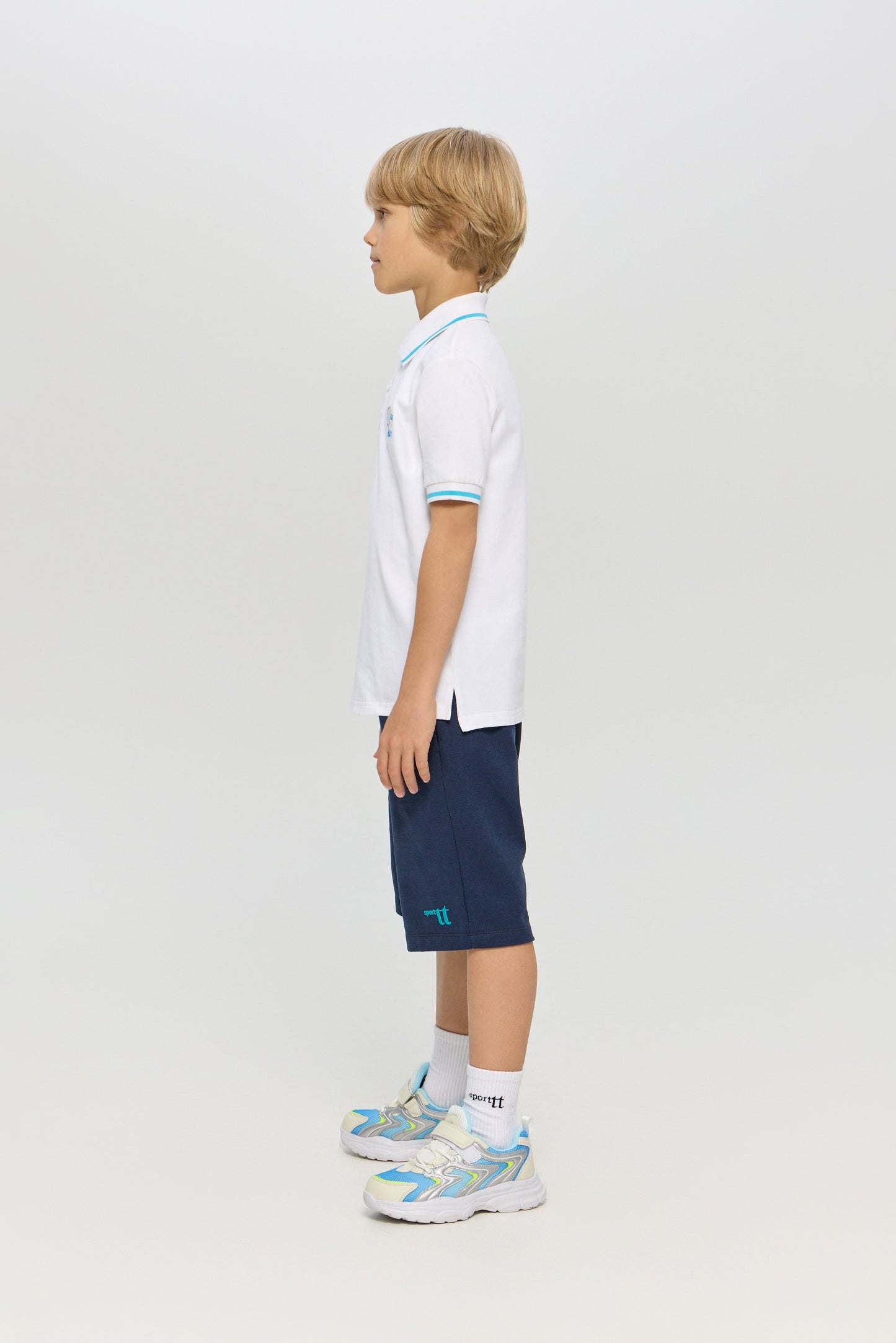 Sports Polo T-shirt, ecru