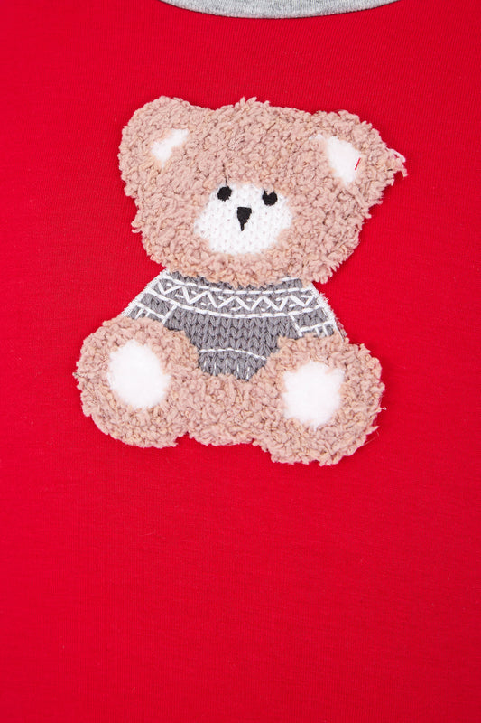 Sweatshirt and Pants Set, red