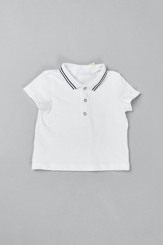Ecru polo- t-shirt