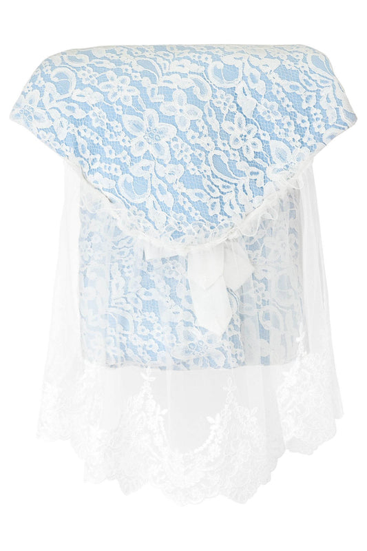 Lace Blanket, blue