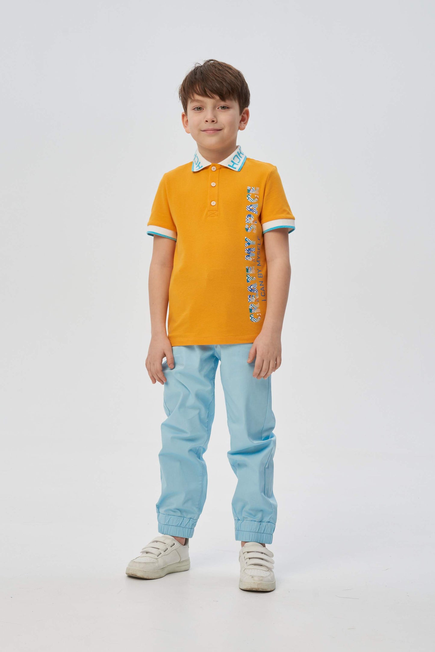 Printed Polo T-Shirt