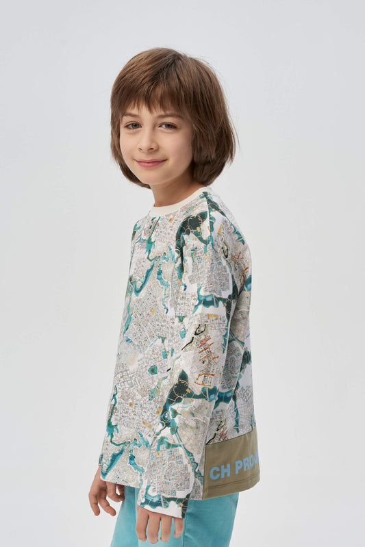 Corporate printed long-sleeve tee