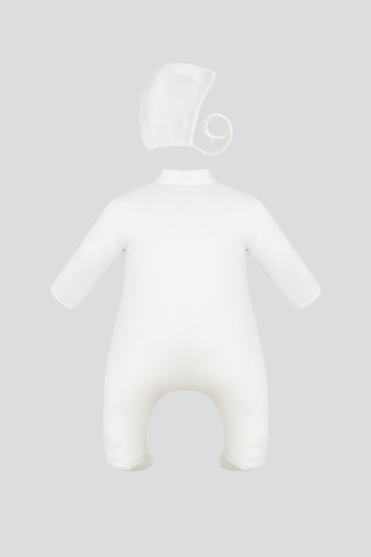 Vest Imitation AIO with Bow-Tie and Bonnet