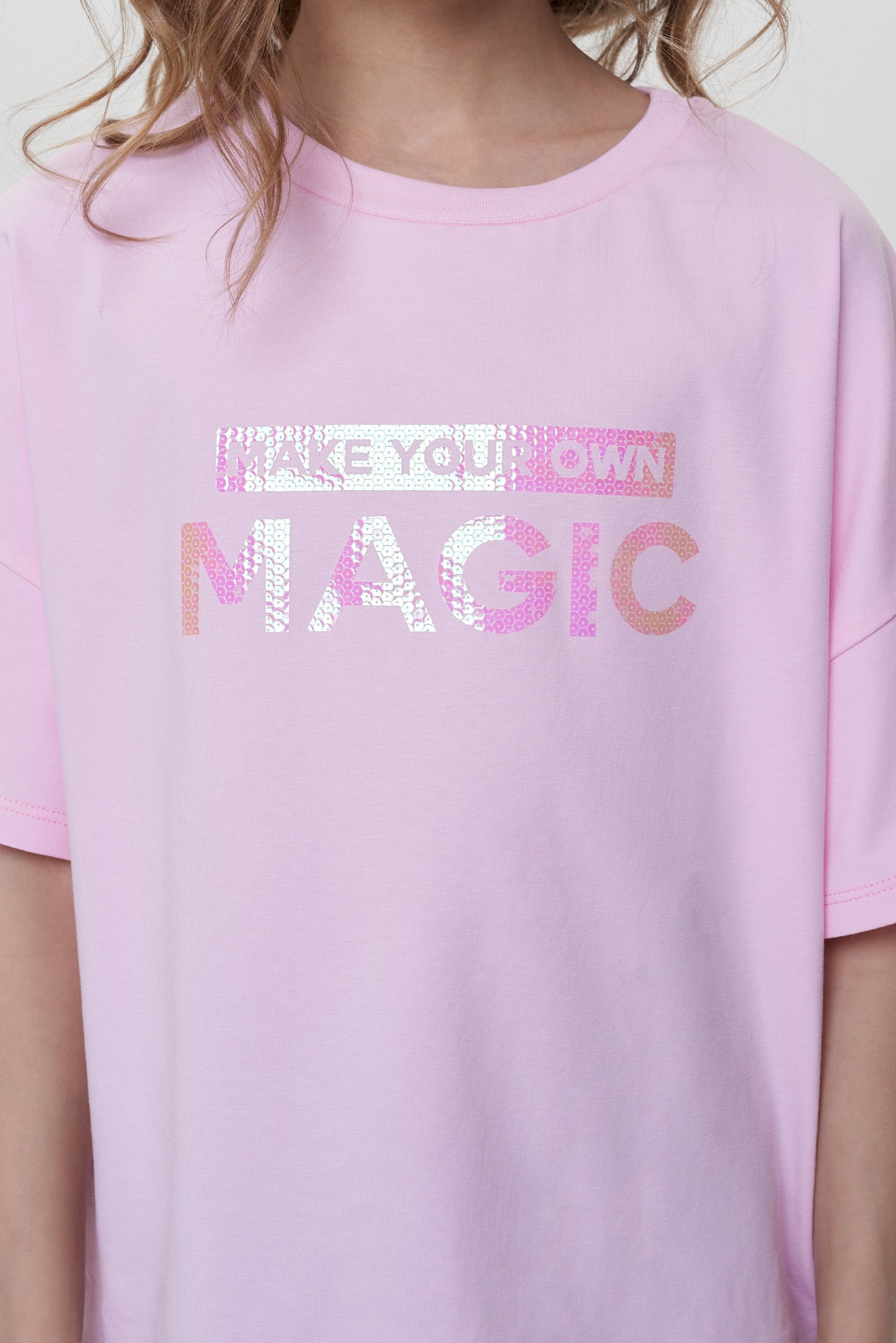 Magnificent printed T-Shirt, pink