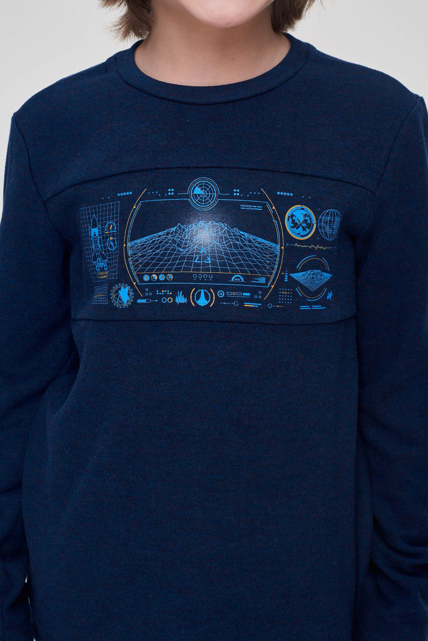 Navy ls tee