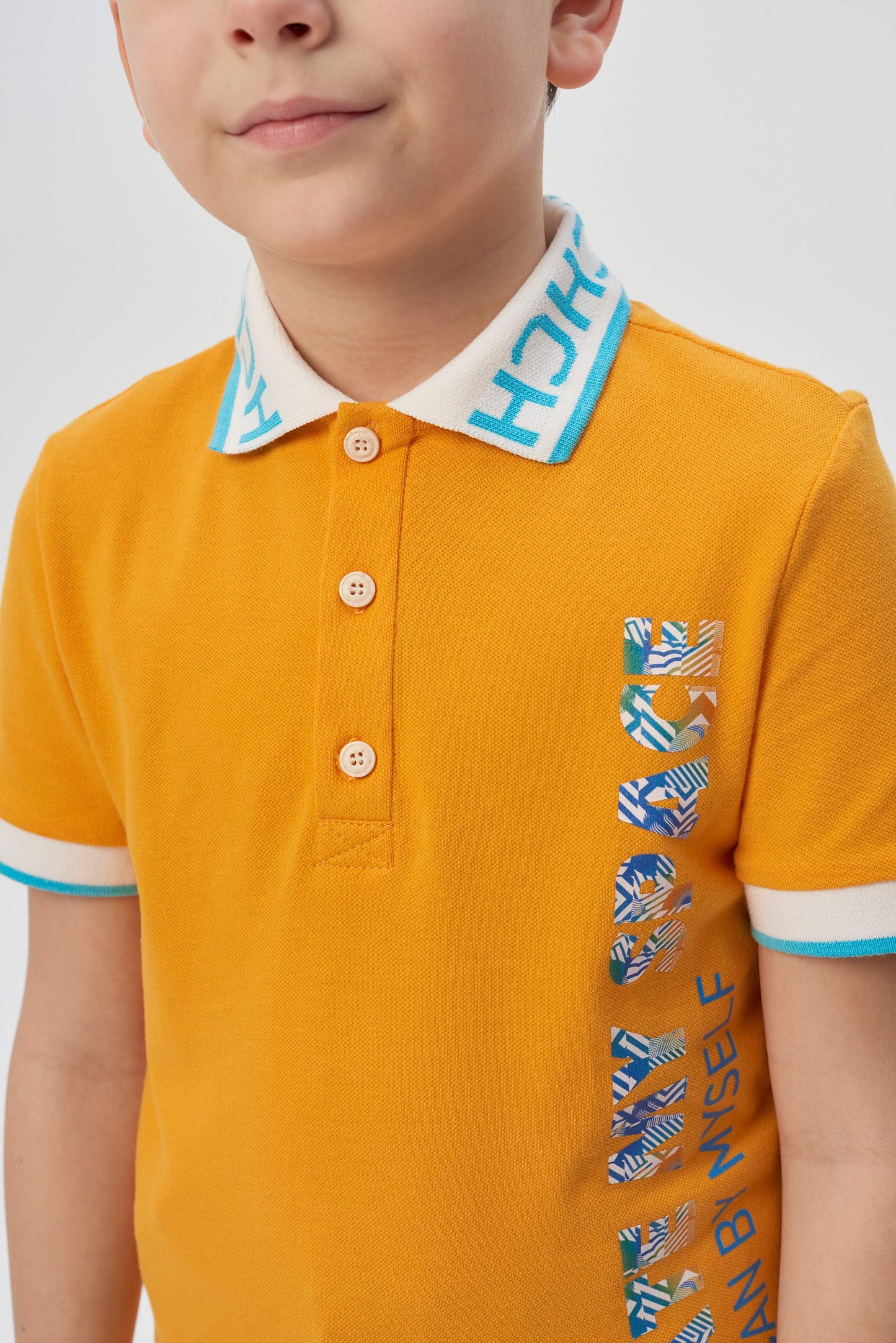 Printed Polo T-Shirt
