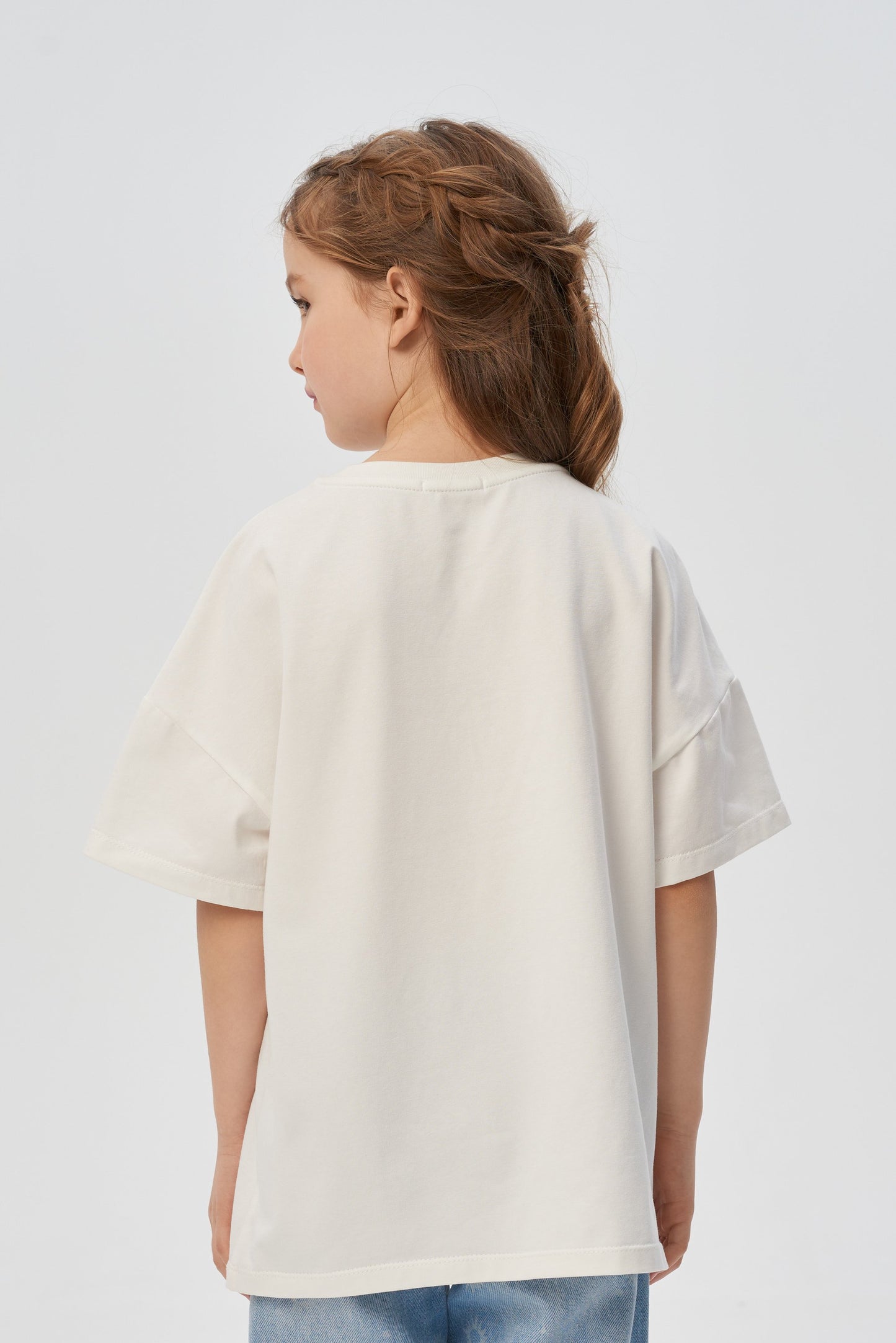 Daisies printed T-Shirt, warm white