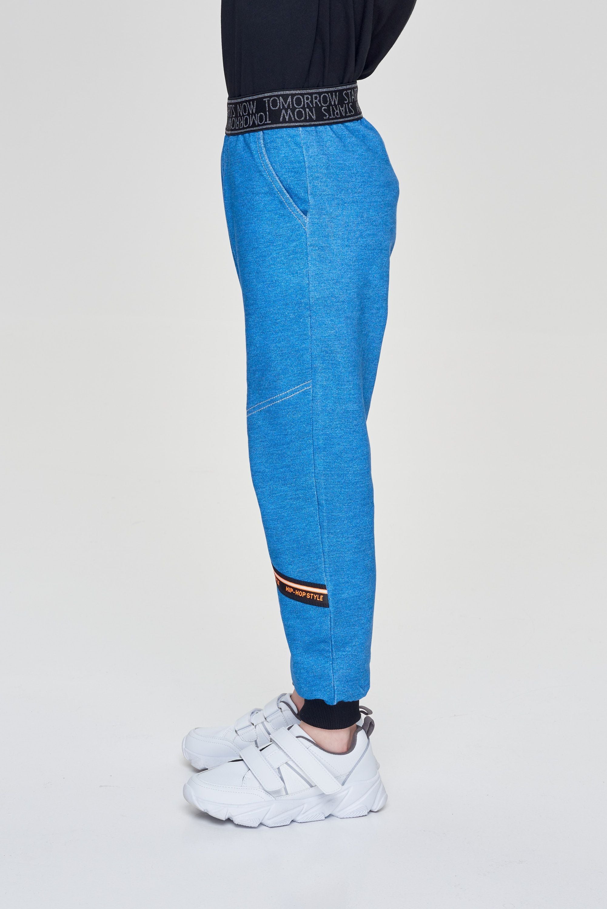 Blue Denim Joggers