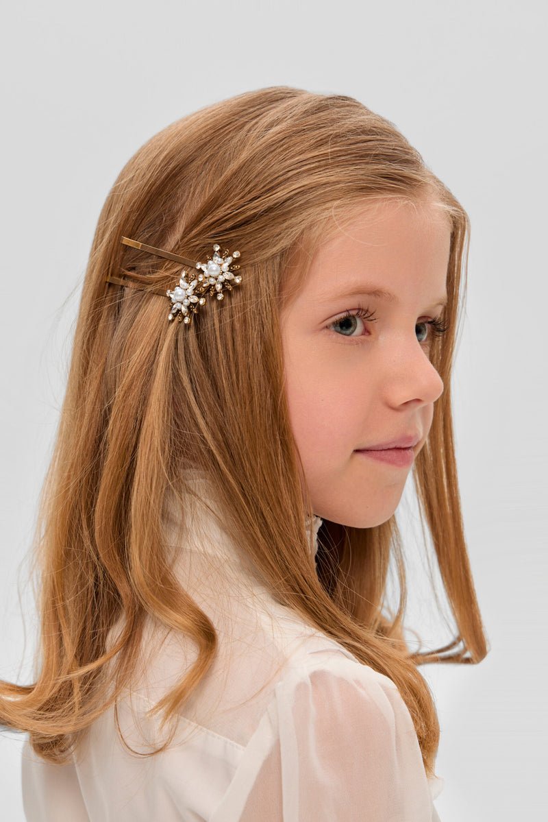 Head Accessories Pearls Stars, 2 pcs