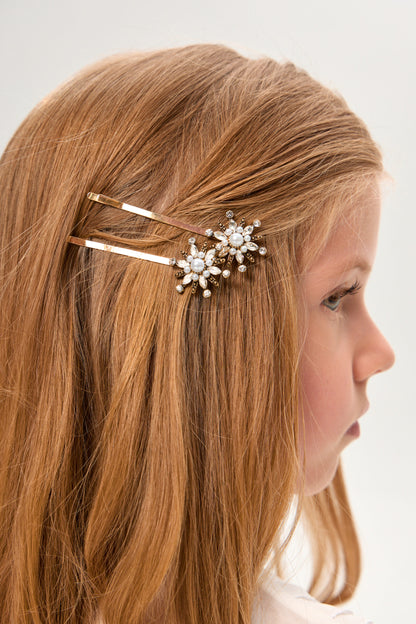 Head Accessories Pearls Stars, 2 pcs
