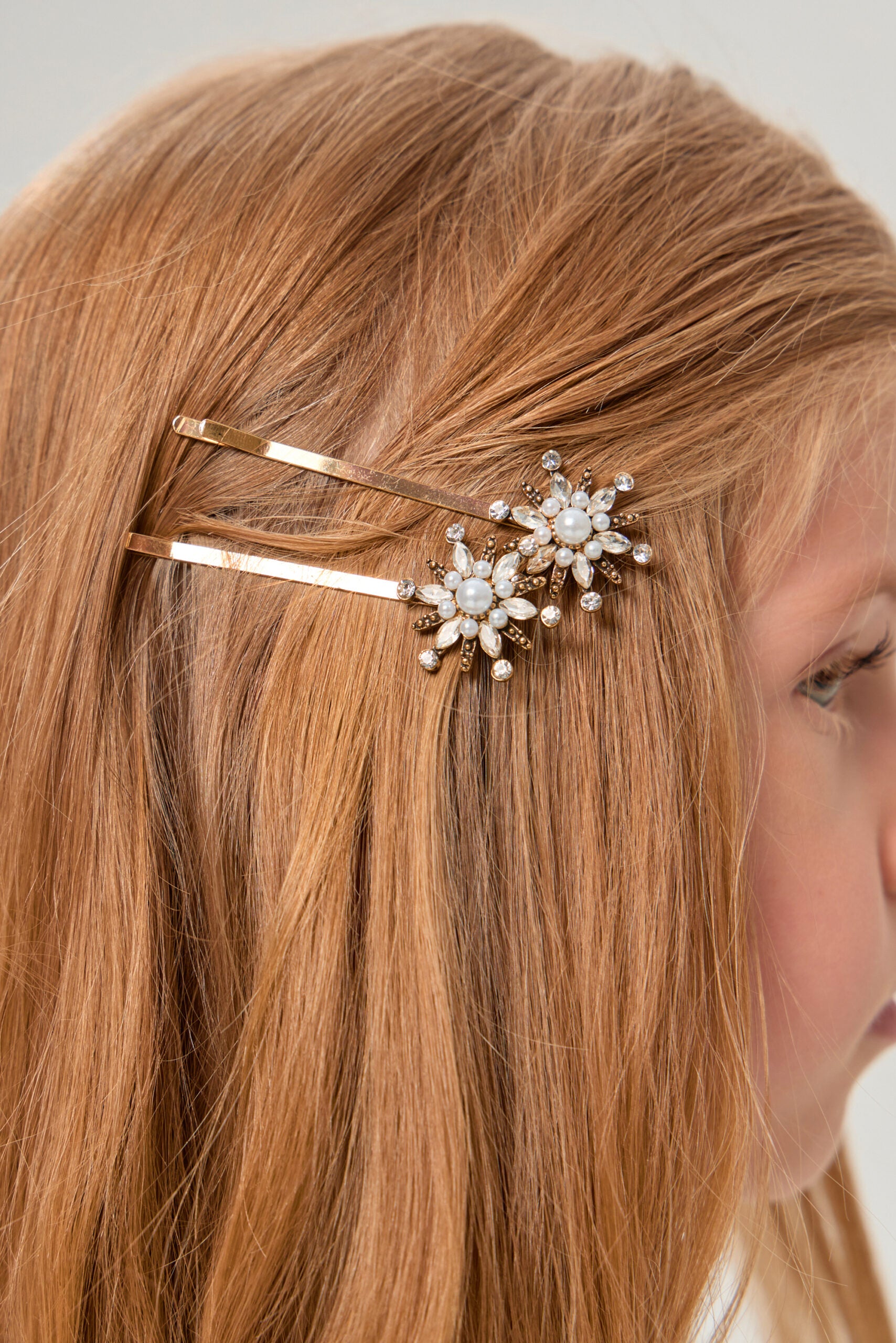 Head Accessories Pearls Stars, 2 pcs