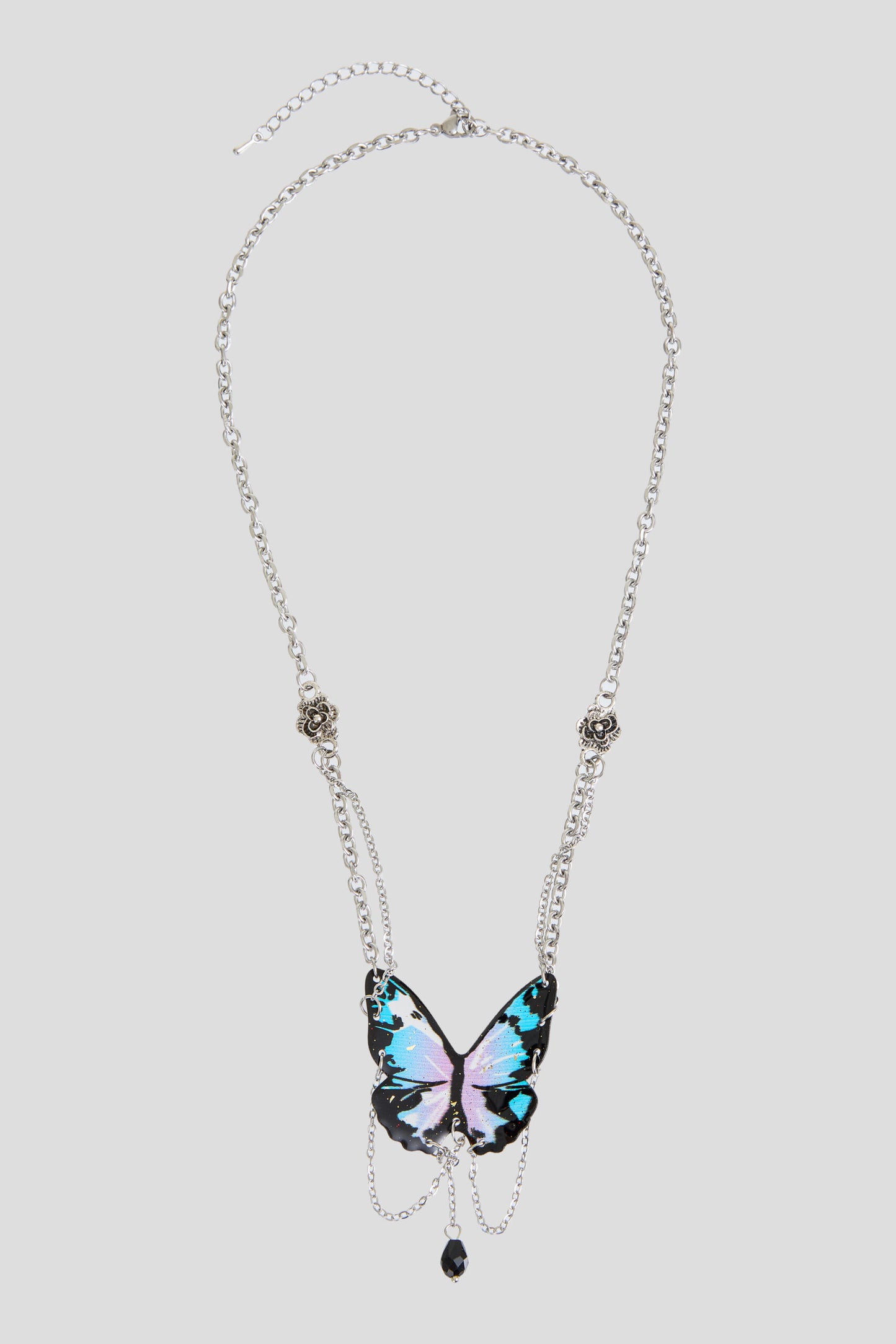 Necklace with a butterfly