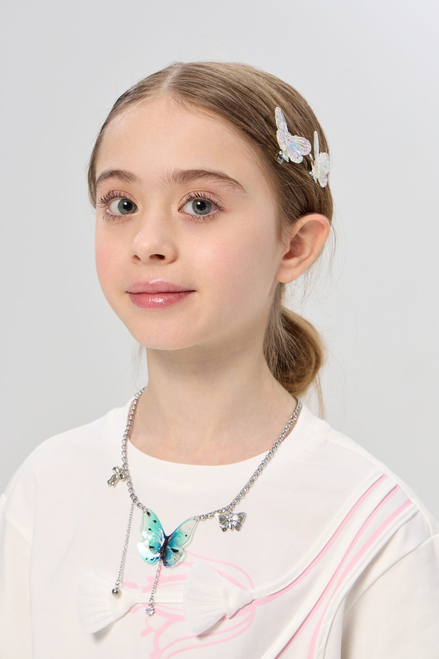 Necklace with a butterfly