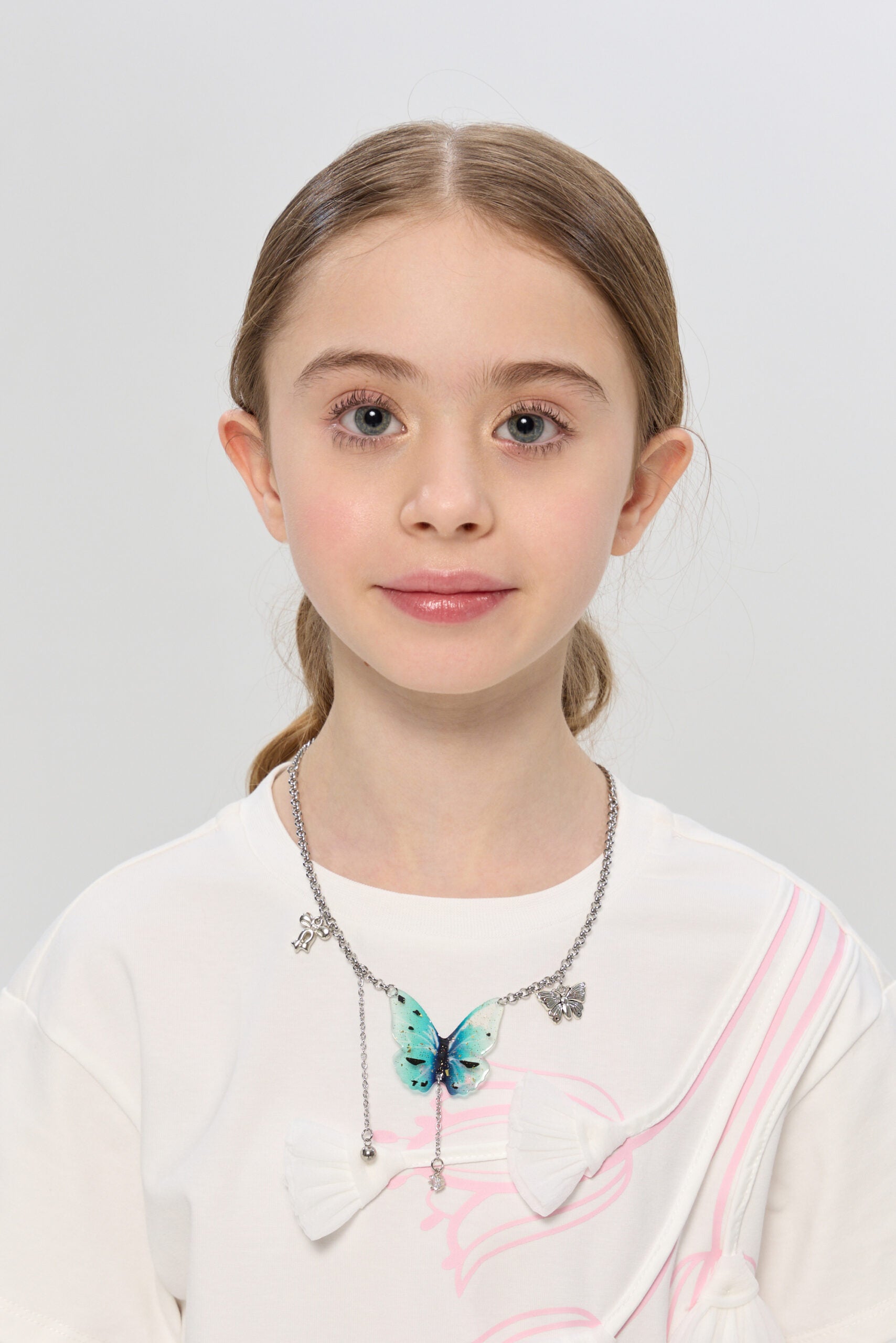 Necklace with a butterfly