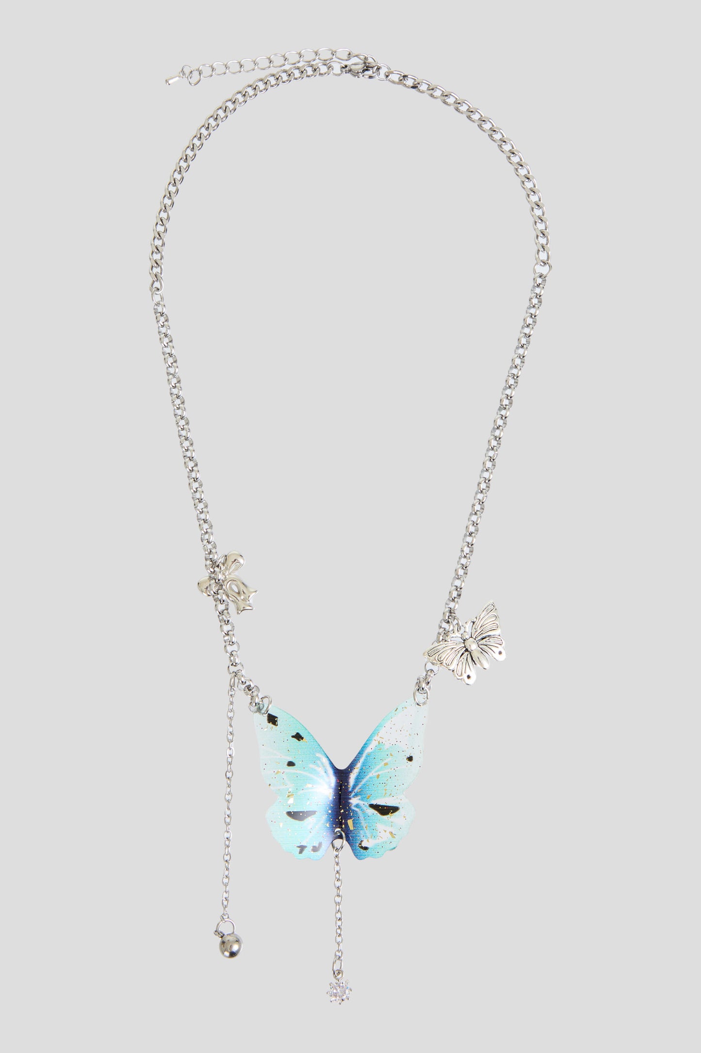 Necklace with a butterfly