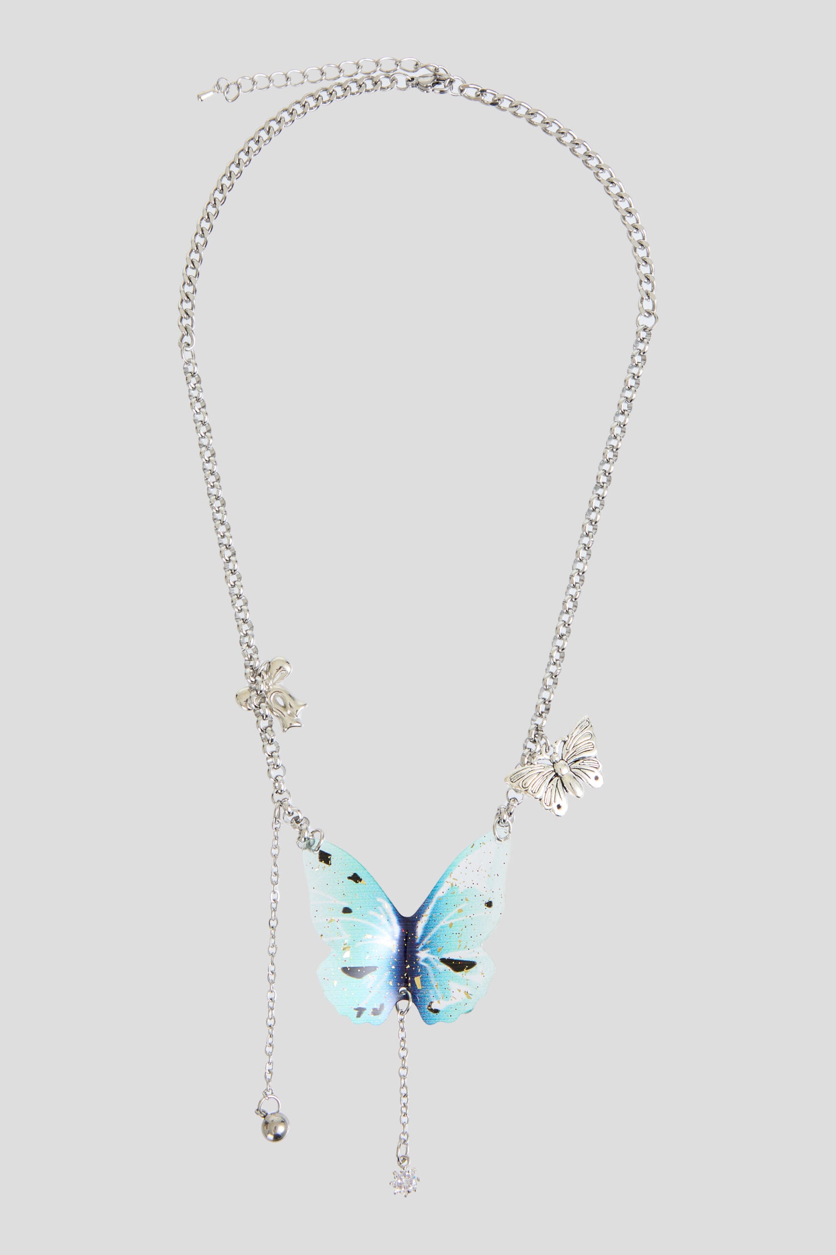 Necklace with a butterfly