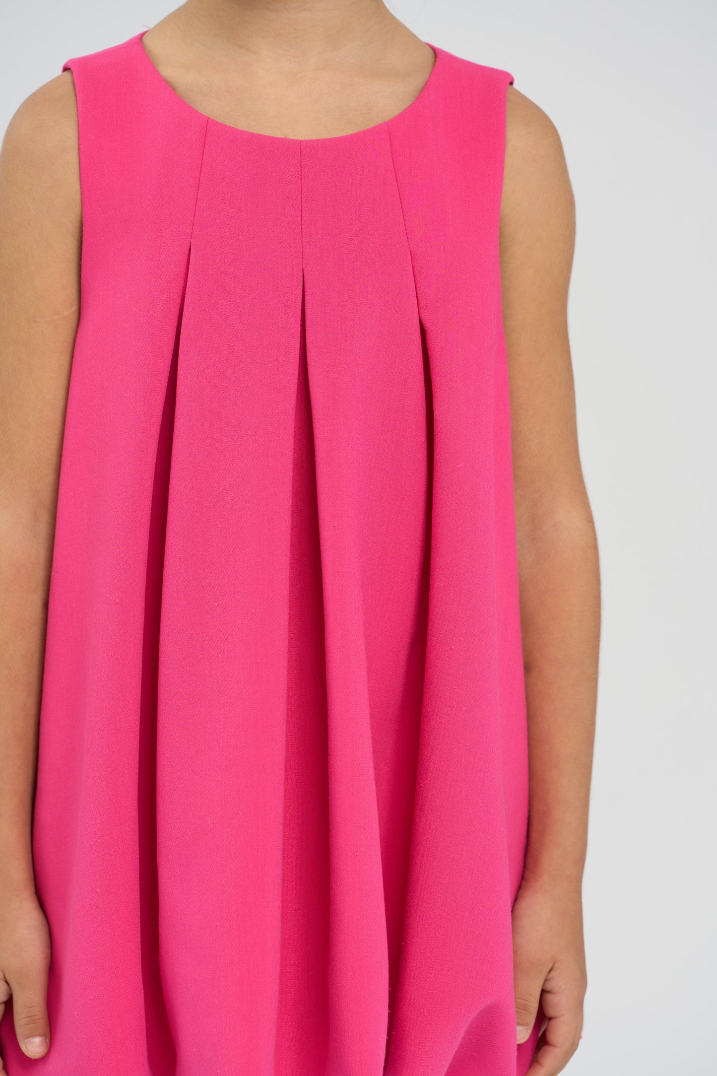A-line Dress, bright pink