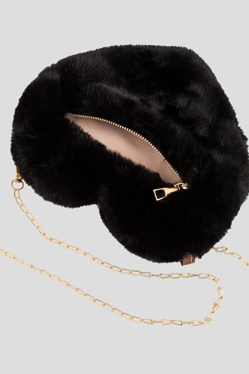 Fur Heart Bag for girls