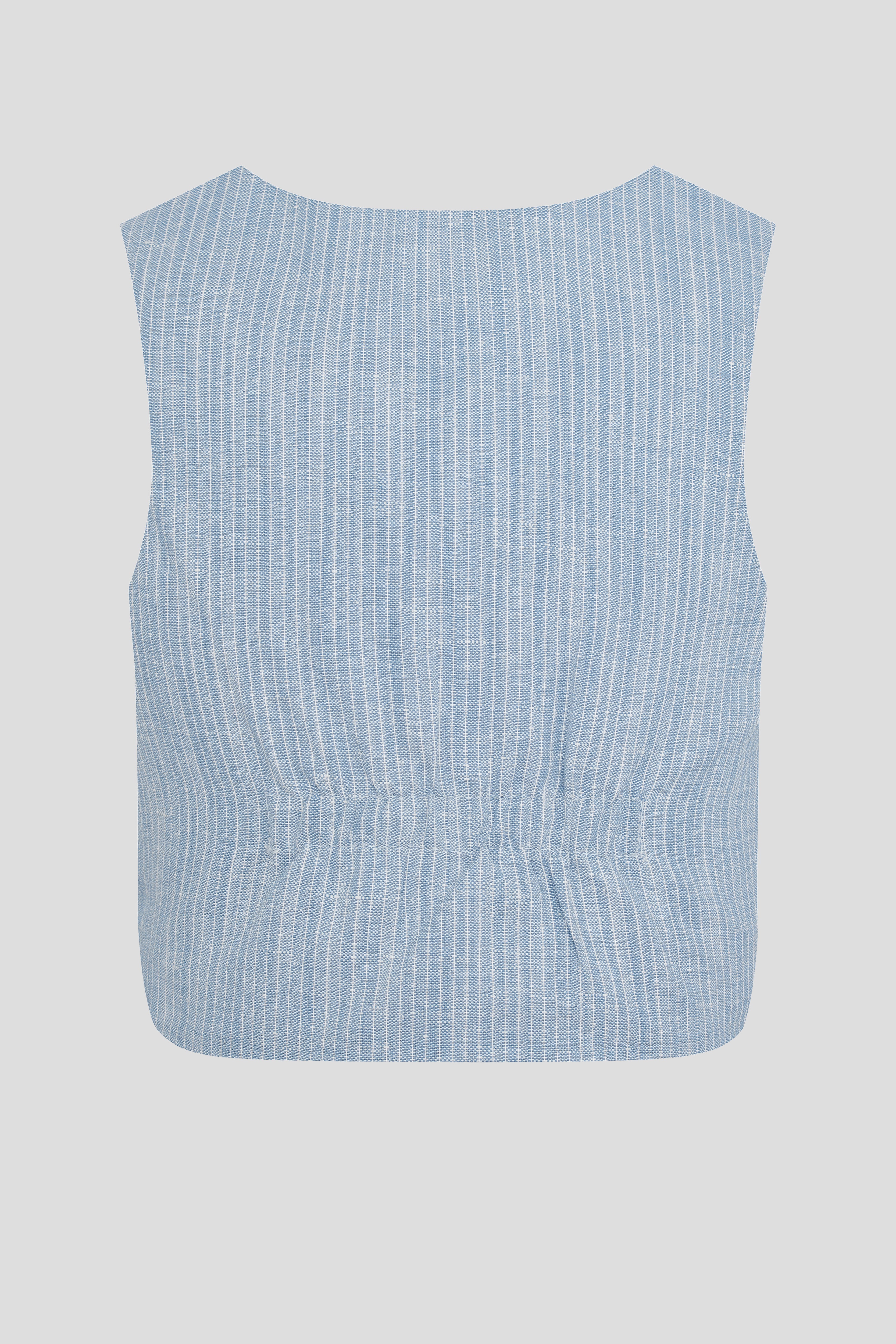 Baby fashionable striped blue smart vest